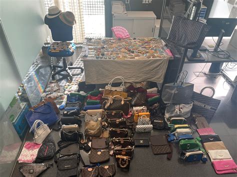 Police seize more than 70 counterfeit luxury brand handbags in 